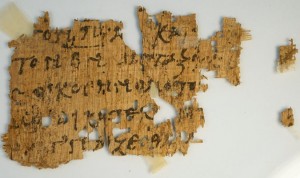 New York Times / Un papyrus de 250/300 découvert... sur ebay