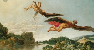 La chute d'Icare : Saraceni / Bruegel