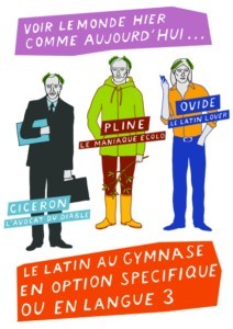 Nouvelle affiche pour la promotion du latin par Lorraine Pidoux