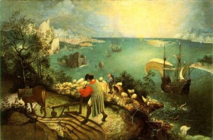 La chute d´Icare - Bruegel L´ancien