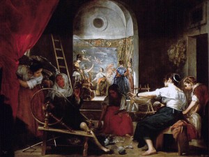La légende d´Arachné ou les fileuses - Diego Velasquez