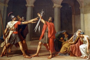 Le serment des Horaces - Jacques Louis David