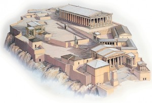 L'Acropole d'Athènes, cadre naturel et historique