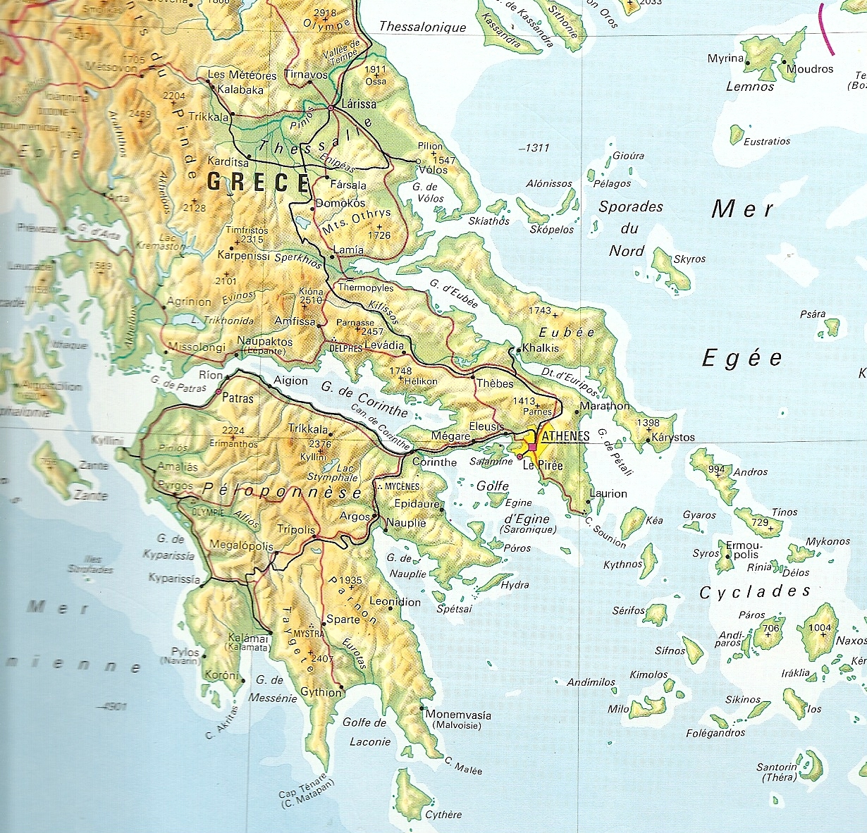 La Grèce en cartes
