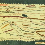 Carte romaine de toutes les routes menant à Rome