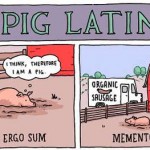 Quand un cochon illustre des proverbes en latin…