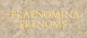 Prénoms latins et leurs correspondants en français