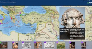 Carte interactive : le voyage d’Ulysse