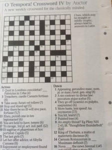 The Times / Mots croisés en latin