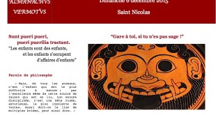La Vie des Classiques / Almanachus Vermotus, 6 décembre, Saint Nicolas