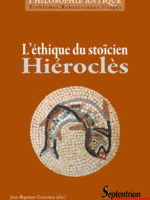 HIÉROCLÈS D'ALEXANDRIE : Commentaire sur les Vers d'or des Pythagoriens, Traité sur la Providence