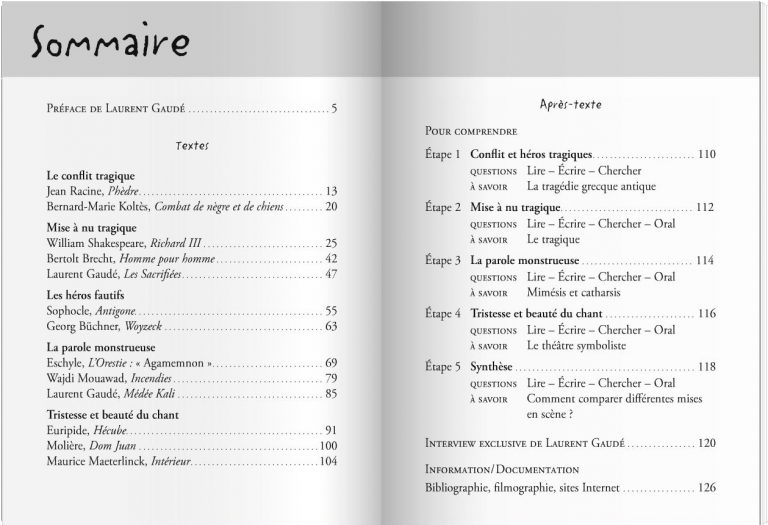 Agir Dans La Cité Individu Et Pouvoir Page De Garde Laurent Gaudé présente treize extraits de tragédies – Agir dans la cité