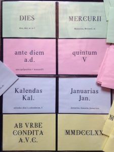 Un calendrier romain pédagogique