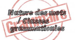 Parcours de révision : les classes grammaticales (6ème-5ème)