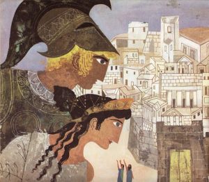Belles illustrations de l'Iliade et de l'Odyssée par Alice & Martin Provensen