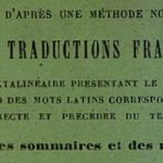 Textes latins & grecs en version juxtalinéaire