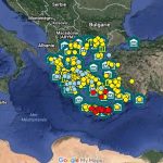 Carte des sites et musées archéologiques de la Grèce antique