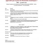 Rencontre LCA / Lille : Enseigner les langues anciennes à l’ère digitale : apprendre par et pour les Humanités numériques ?