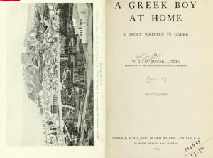 Lecture en grec ancien pour débutants : "A greek boy at home" (1909)