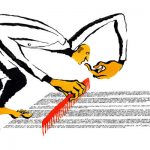 Courrier International / Les papyrus d’Herculanum virtuellement déroulés