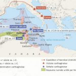 Carte : Carthage, du comptoir à la puissance commerciale (IXe-IIe siècle av. J.-C.)
