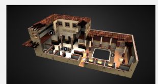 Un plan de domus en 3D