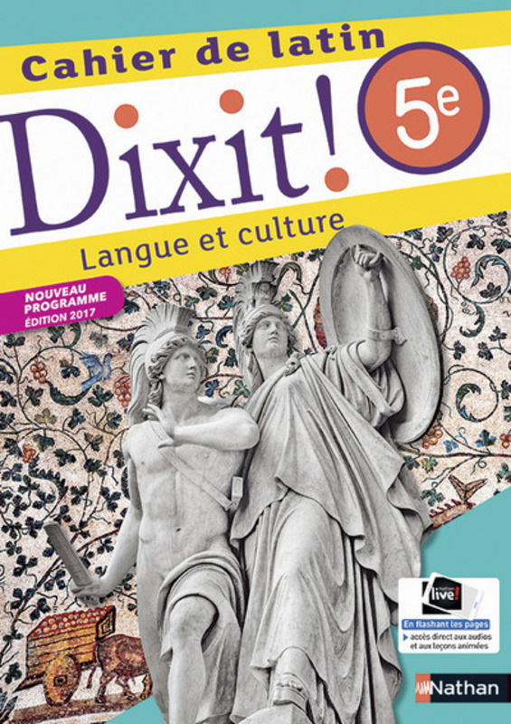 Page De Garde Latin à Imprimer Dixit ! Cahier de latin 5e (Nathan 2017) – Arrête ton char