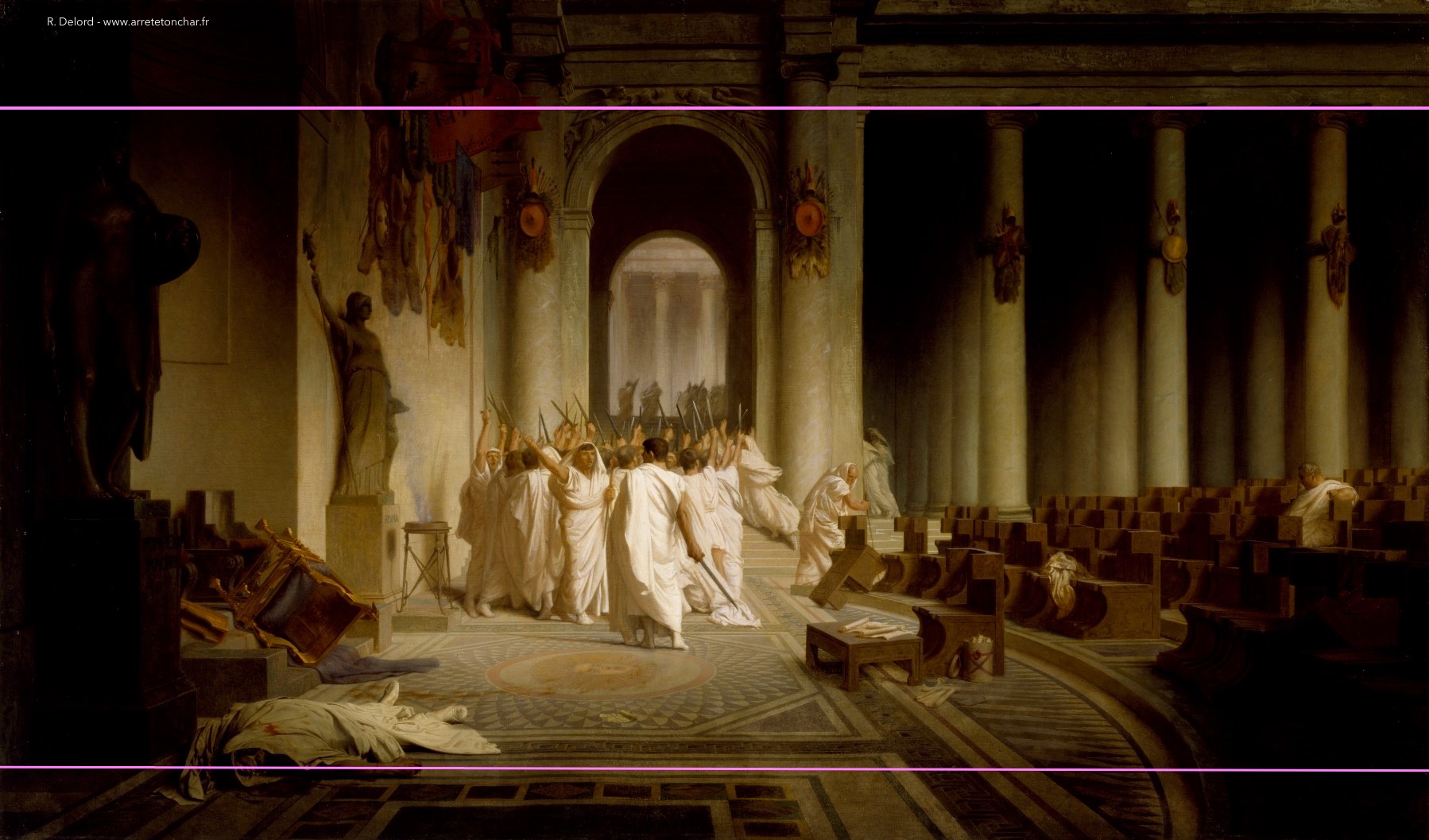 HDA - La mort de César, Jean-Léon Gérôme (1859-1867 ...