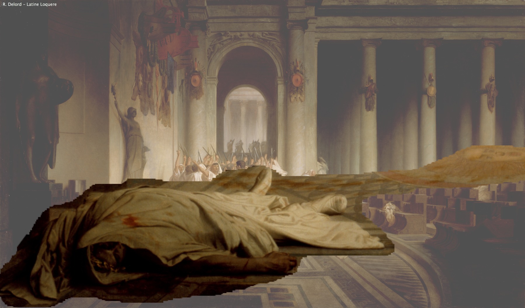 HDA – La mort de César, Jean-Léon Gérôme (1859-1867) – Arrête ton char