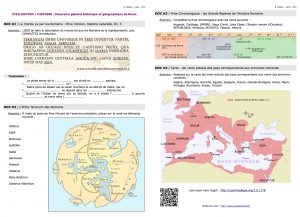 Parcours de révision : Panorama général historique et géographique (Rome)