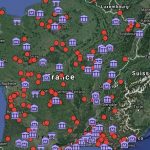Carte : sites, parcs & musées archéologiques de France