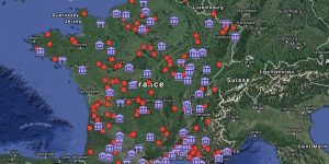 Carte : sites, parcs & musées archéologiques de France