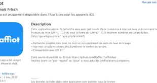Le Gaffiot a son application dédiée