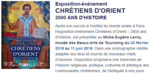 CHRÉTIENS D'ORIENT 2000 ANS D'HISTOIRE @ MUba Eugène Leroy | Tourcoing | Hauts-de-France | France