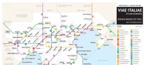 Mis à jour de la carte des routes antiques façon "plan de métro"