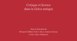 L'Esprit critique dans l'Antiquité #1 - Critique et licence dans la Grèce antique