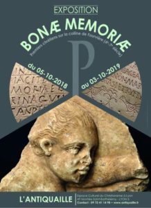 (Lyon) Bonae Memoriae (Jusqu'au 3 octobre 2019) @ Antiquaille, Lyon