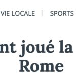 Les élèves ont joué la fondation de Rome
