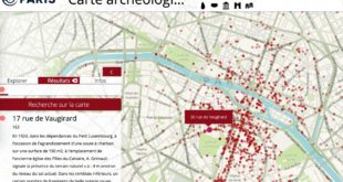 Carte (interactive) archéologique de Paris