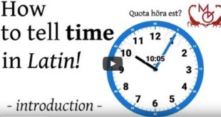 Video en latin : Quota hōra est?