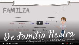 Vidéo : De familia nostra