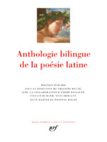 Anthologie bilingue de la poésie latine