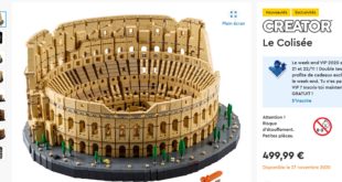 Un nouveau set LEGO, au thème, au format et au prix colossal