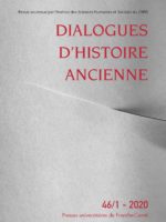 Dialogues d’histoire ancienne 46/1 - Entre violence et anomie dans le monde antique 2/3