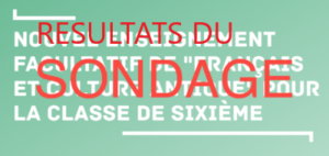 Option "français - culture antique" - résultats de notre sondage