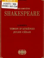 Pièces romaines et grecques de Shakespeare
