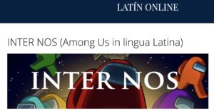 Inter nos : Une version en latin du jeu "Among Us"