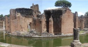 Une somptueuse salle de banquet, triclinium aquatique, découverte dans la Villa d'Hadrien à Tivoli