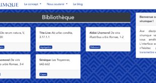 Arma Virumque : une nouvelle plateforme avec des textes en environnement hypertexte