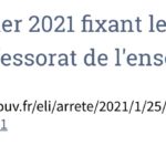 nouvelles modalités d’organisation du CAPES et  recrutement des professeurs